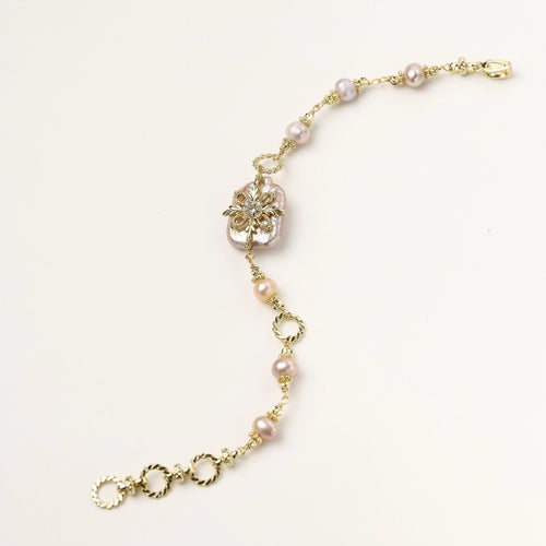 Baroque Pearl Bloom Bracelet