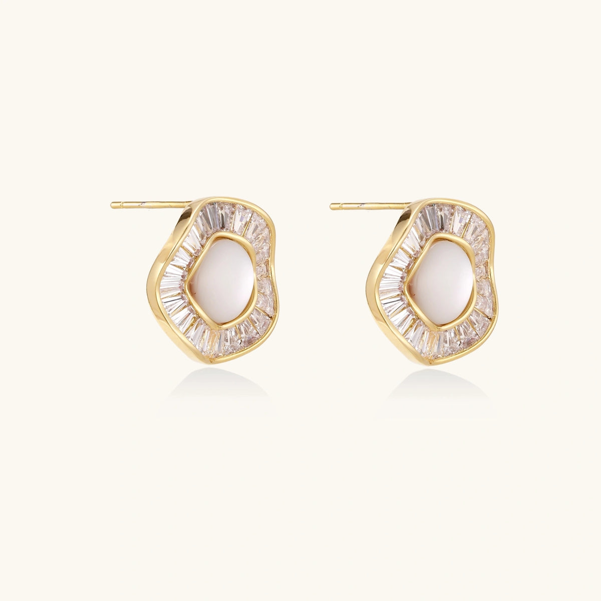 Sunburst Pearl Studs