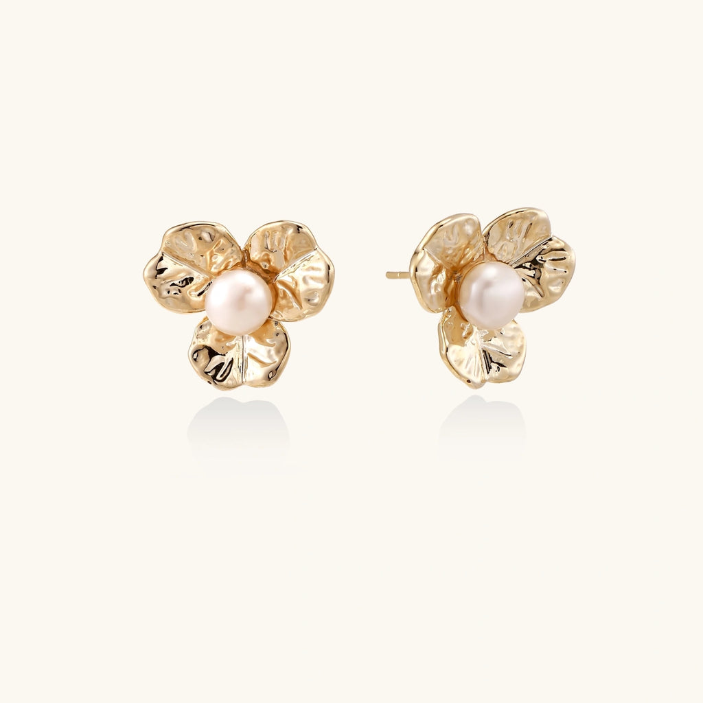 Bloom Pearl Studs