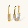 Golden Glow Huggie Hoops